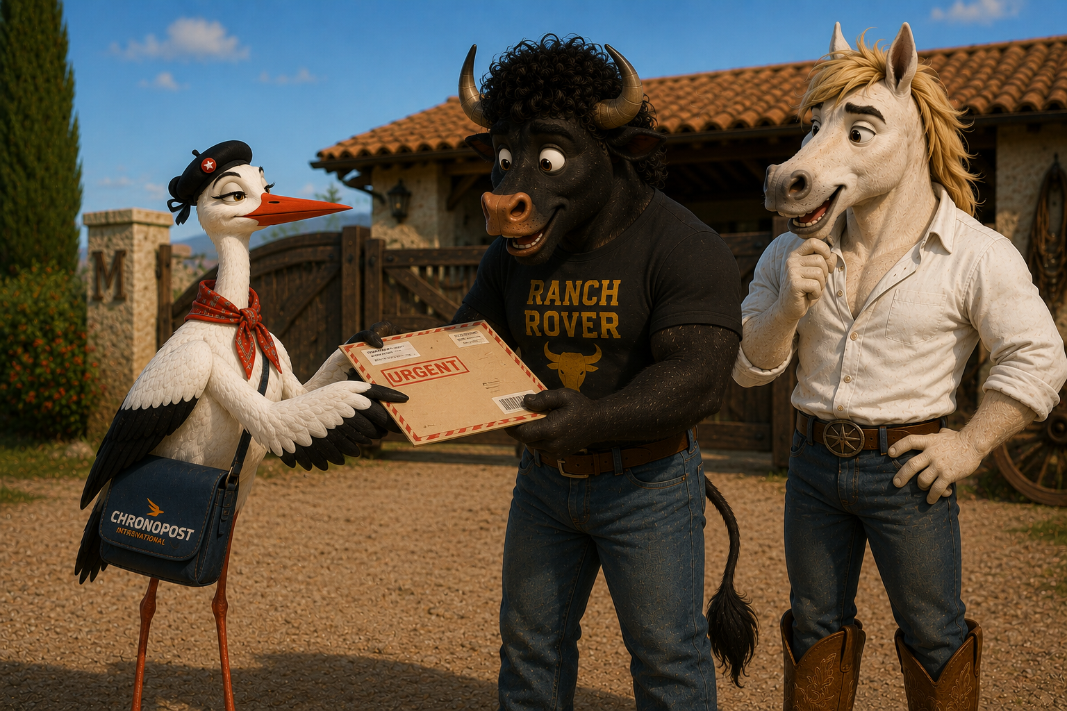 Frieda, Marius et César